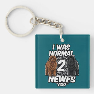 Normal Was Overrated two sided Key Ring
