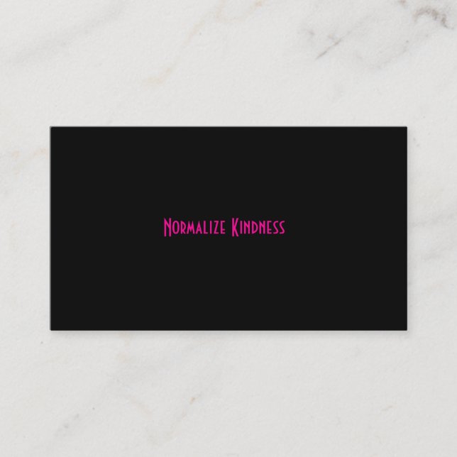 Normalise Kindness Business Card (Front)