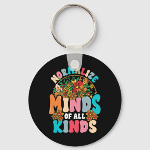 Normalise Minds Of All Kinds Autism Awareness Neur Key Ring
