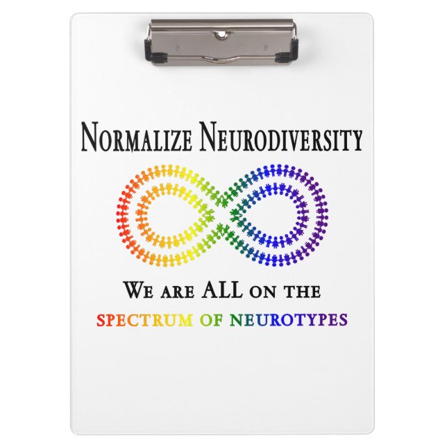 Normalise Neurodiversity Clipboard (Front)