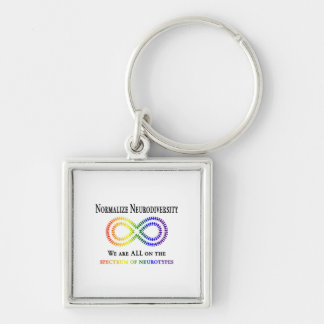 Normalise Neurodiversity Key Ring