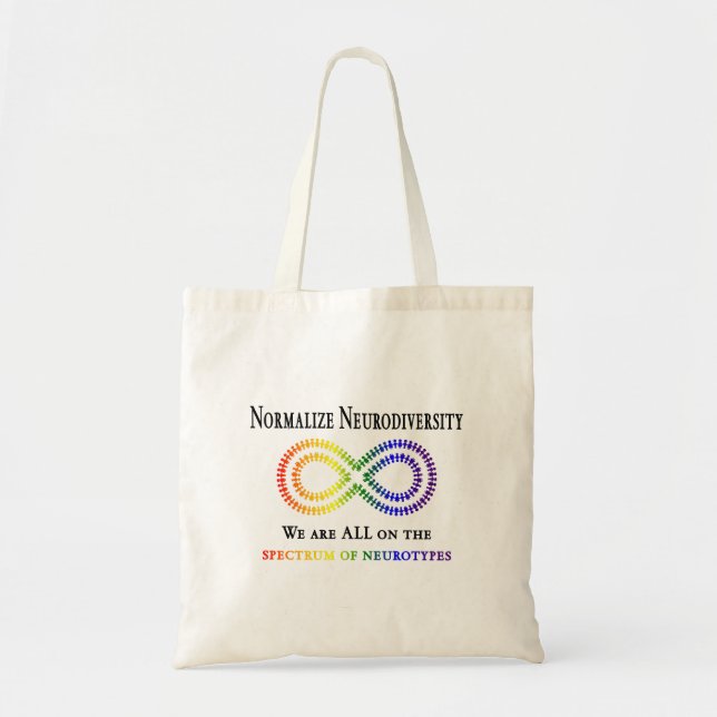 Normalise Neurodiversity Tote Bag (Front)