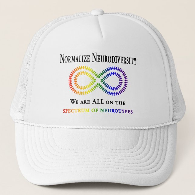 Normalise Neurodiversity Trucker Hat (Front)