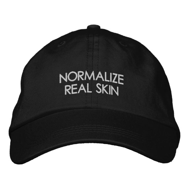 Normalise Real Skin Embroidered Hat (Front)