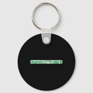 Normalise Therapy Mental Health Awareness Warrior Key Ring