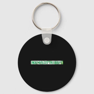 Normalise Therapy Mental Health Awareness Warrior  Key Ring