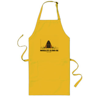 Normality Eludes Me (Statistics Humour) Long Apron