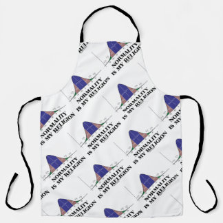 Normality Is My Religion Bell Curve Humour Apron