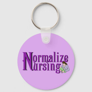 Normalize Nursing Key Ring