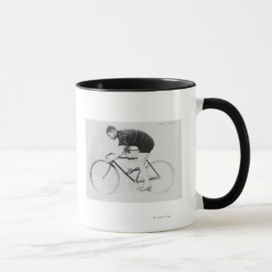Norman Anderson Side View of Racing Bicycle Mug