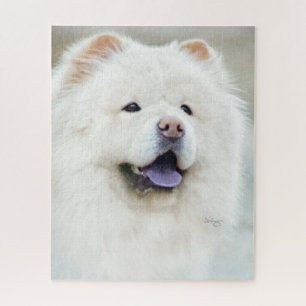 Norman Cream Chow Chow Jigsaw Puzzle