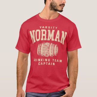 Norman Drinking Team Captain Oklahoma Craft Beer O T-Shirt