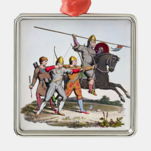 Norman Knight and Archers, 1066, from 'Ancient Arm Metal Tree Decoration
