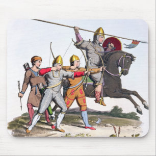 Norman Knight and Archers, 1066, from 'Ancient Arm Mouse Mat