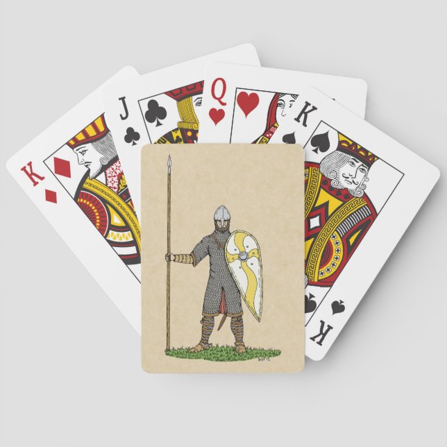 Norman Knight Circa 1066 Playing Cards (Back)