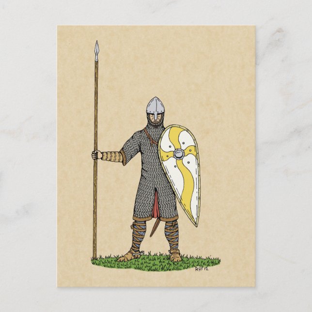 Norman Knight Circa 1066 Postcard (Front)