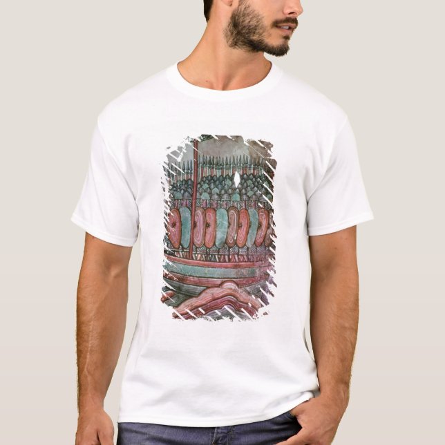 Norman soldiers crossing the English channel T-Shirt (Front)
