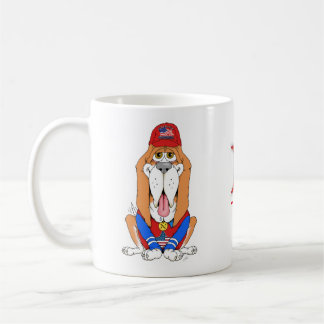 Norman the Patriotic Pup Coffee Mug