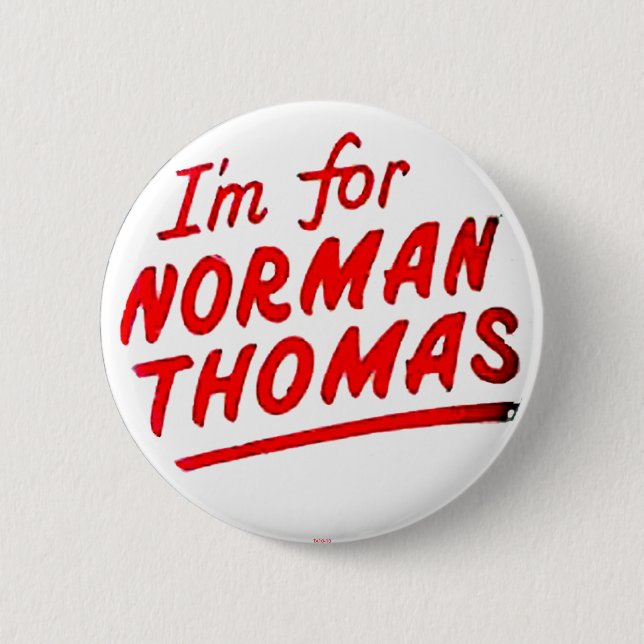 Norman Thomas - Button (Front)