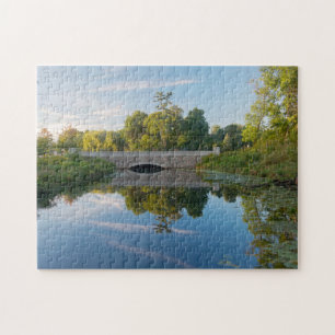 Normandale Lake Park and Bridge Jigsaw Puzzle