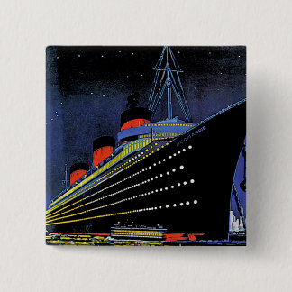 Normandie at Night 15 Cm Square Badge