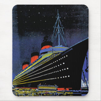 Normandie at Night Mouse Mat