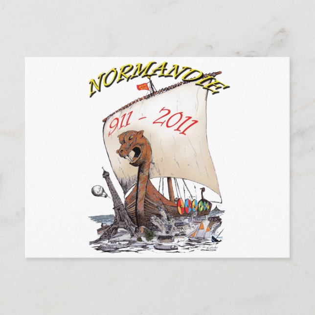 NORMANDIE PARIS POSTCARD (Front)