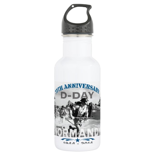 Normandy 70th D-Day Anniversary 532 Ml Water Bottle (Front)