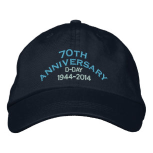 Normandy 70th D-Day Anniversary Embroidered Hat