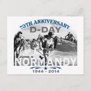 Normandy 70th D-Day Anniversary Postcard