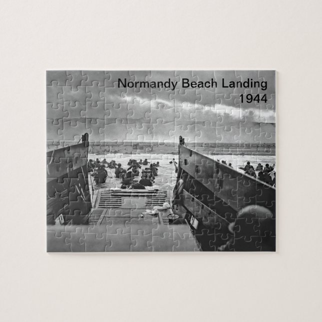 Normandy Beach Landing Jigsaw Puzzle (Horizontal)