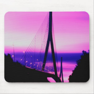 Normandy Bridge, Le Havre, France 2 Mouse Mat