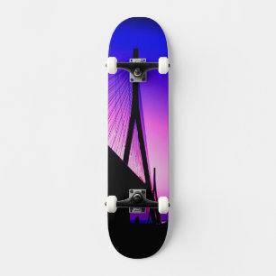 Normandy Bridge, Le Havre, France Skateboard