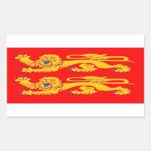 Normandy (France) Flag Rectangular Sticker