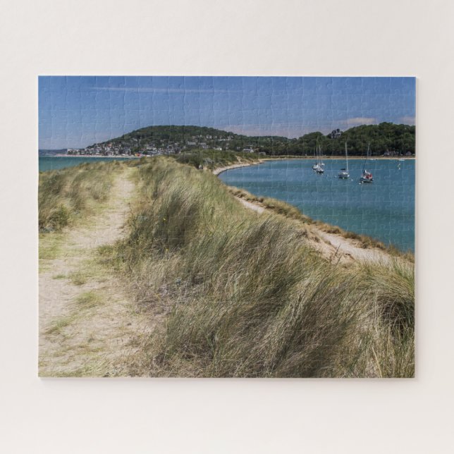 Normandy France Jigsaw Puzzle - Cabourg sand dune (Horizontal)