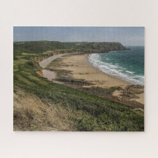 Normandy France Jigsaw Puzzle - Ecalgrain Bay