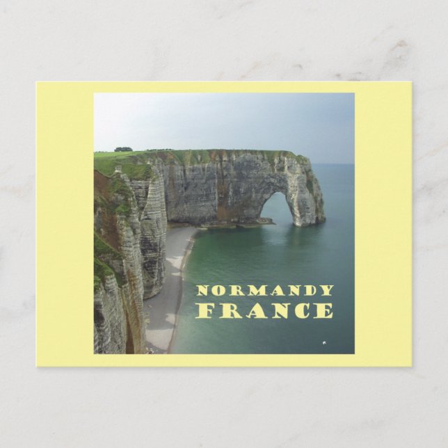 Normandy France Postcard (Front)
