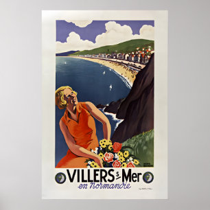 Normandy - French Travel Poster