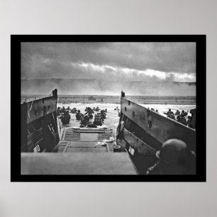 Normandy Invasion at D-Day - 1944 Poster