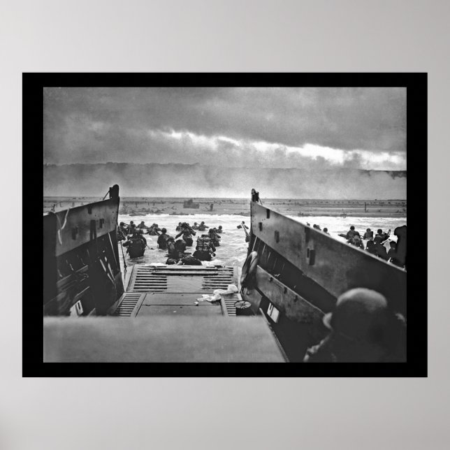 Normandy Invasion at D-Day - 1944 Poster (Front)