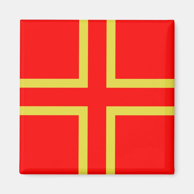 Normandy Magnet - Flag of Saint Olaf (Front)