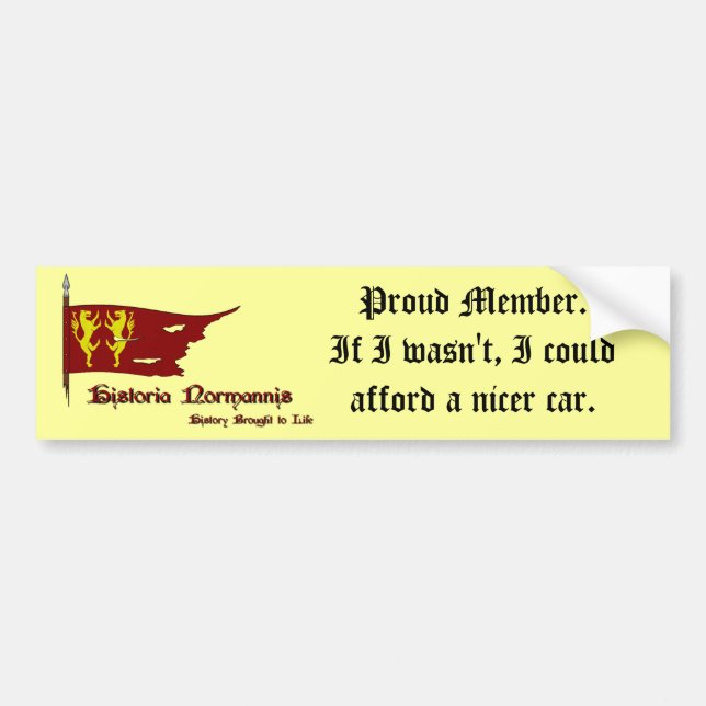Normannis Car Sticker (Front)