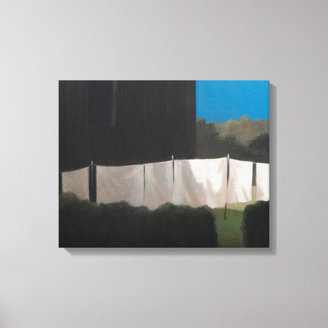 Norma's washing 2012 canvas print (Front)