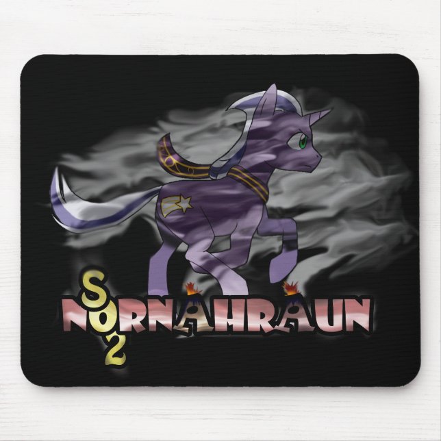 Nornahraun Ponycorn Mouse Mat (Front)