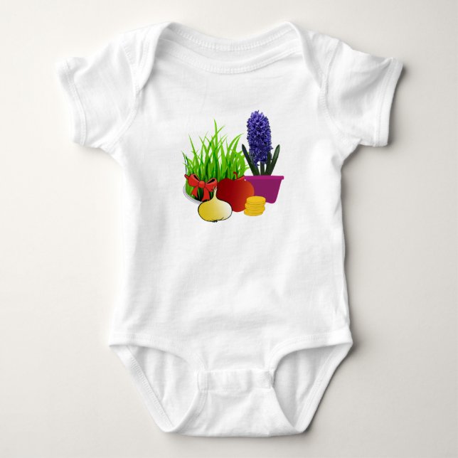 norooz 2 baby bodysuit (Front)