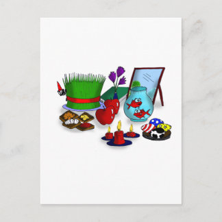 Norooz Cartoon Postcard