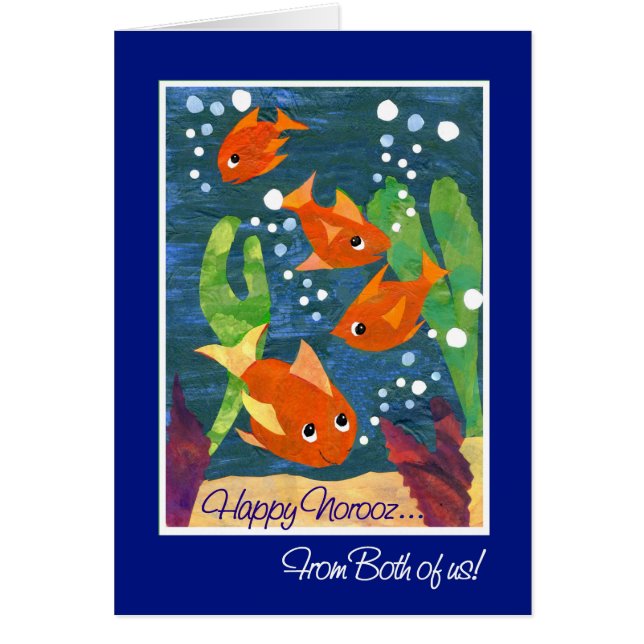Norooz Goldfish "From Both of Us" (Front)