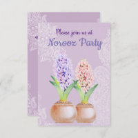 Norooz party Hyacinth purple