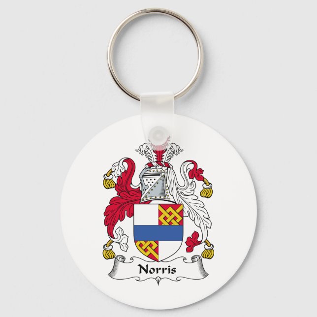 Norris Family Crest Key Ring (Front)