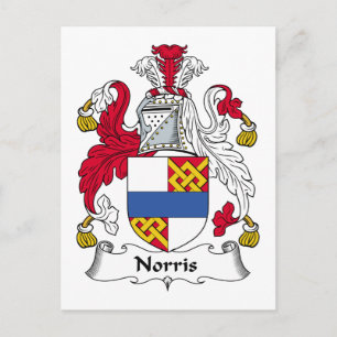 Norris Family Crest Postcard